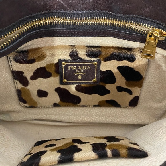PRADA Leopard Print Envelope Clutch - Used - Picture 7 of 12